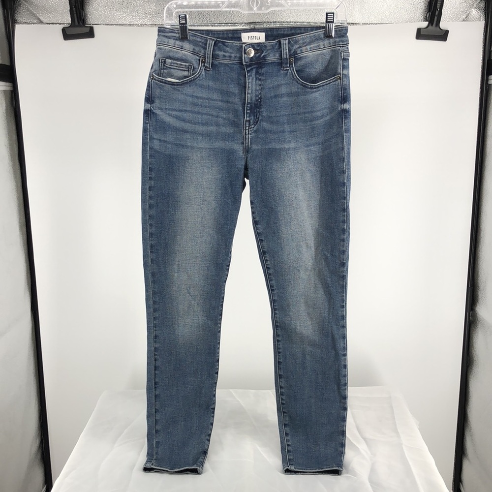 Pistola LA Mid-Rise Slim Straight Ankle Jeans Size 29